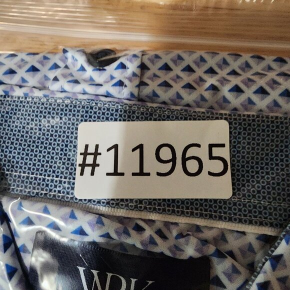 WRK Shirt Mens 15.5 Blue Long Sleeve Button Up Dress *NWT* - Picture 10 of 10